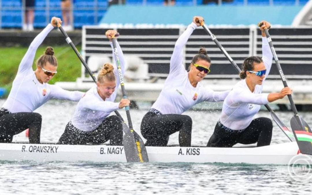 A magyar válogatott az élen a milánói kajak-kenu VB éremtáblázatán
