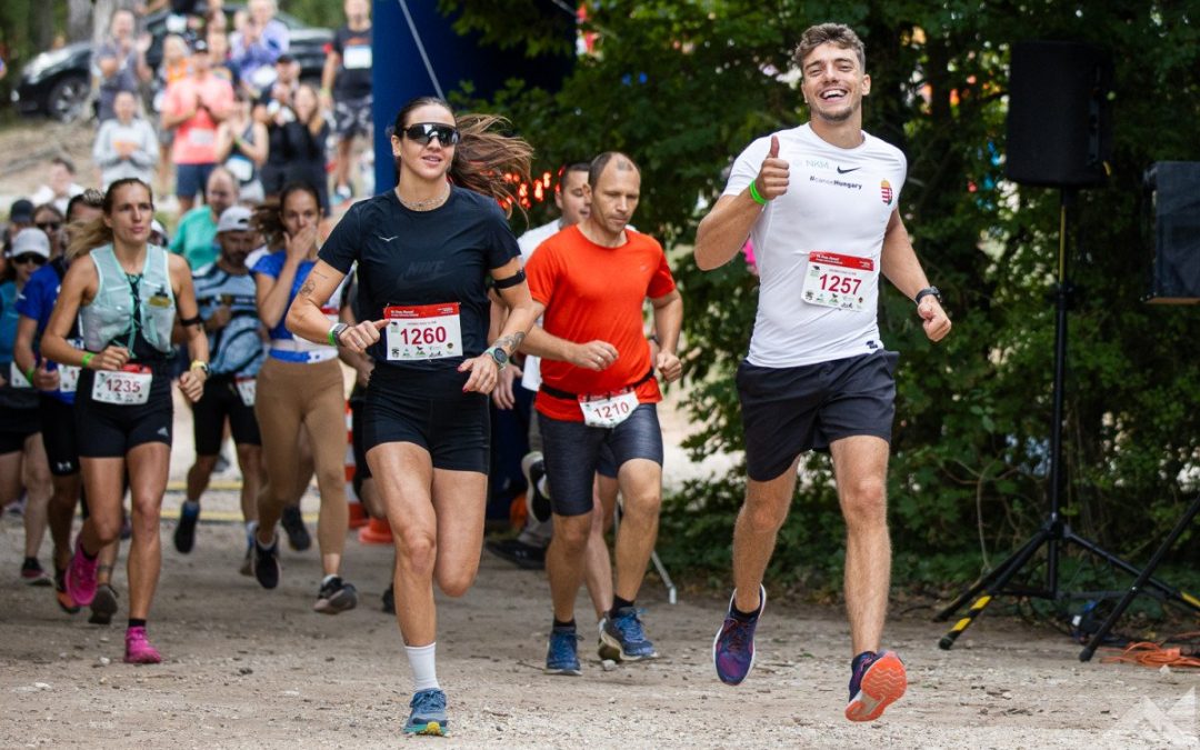 Jótékonysági terepfutás, sportszázados győztesekkel