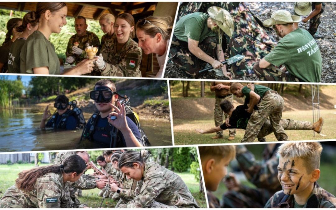 Idén nyáron is több ezer fiatal vett részt a honvédelmi táborokban