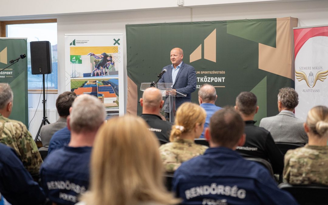 Dr. Simicskó István: A cselekvő hazaszeretet megtanítása a Honvédelmi Sportközpontok fő küldetése
