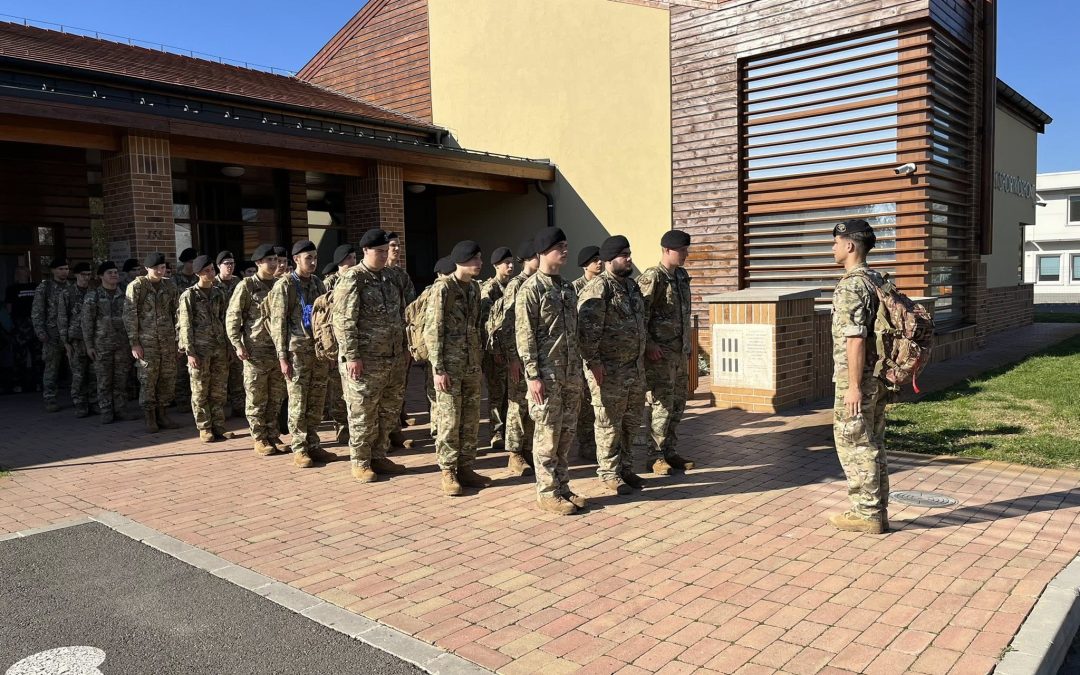 Tatabányai kadétok látogatása Baján