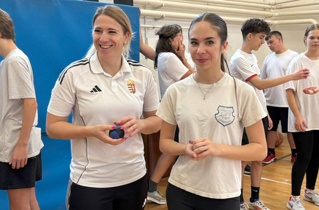 Kovács Sarolta olimpikon volt a Sárbogárdi Petőfi Sándor Gimnázium vendége