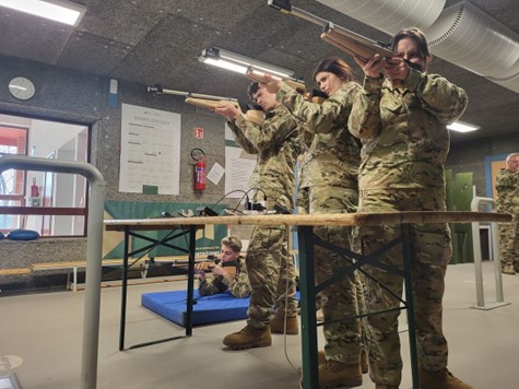 Kadétok gyakoroltak a balassagyarmati Honvédelmi Sportközpontban