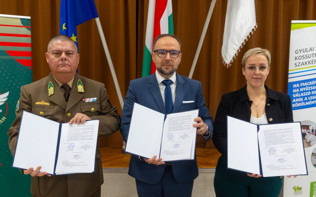 Együttműködést írtak alá: A Kossuth iskola is csatlakozott a Honvéd Kadét Programhoz