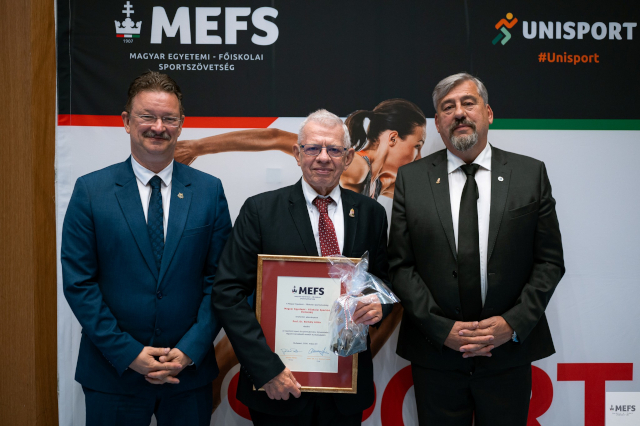 Prof. Dr. Borbély Attila MEFS Életműdíjat kapott