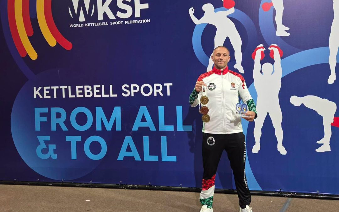 Bartyik Zoltán alezredes kettlebell világbajnok